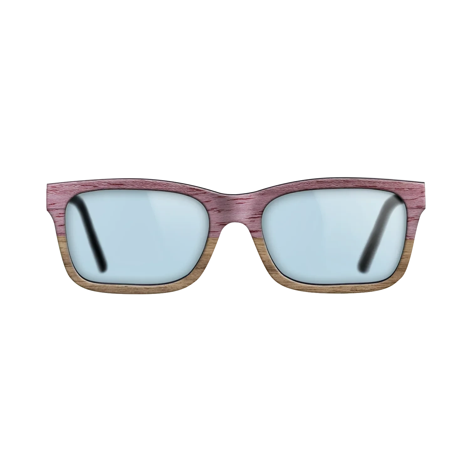 Purple Poplar Tophalf Walnut Straightgrain - The Sage - Rectangle - 2096  - Chroma - SIRIS wood optic