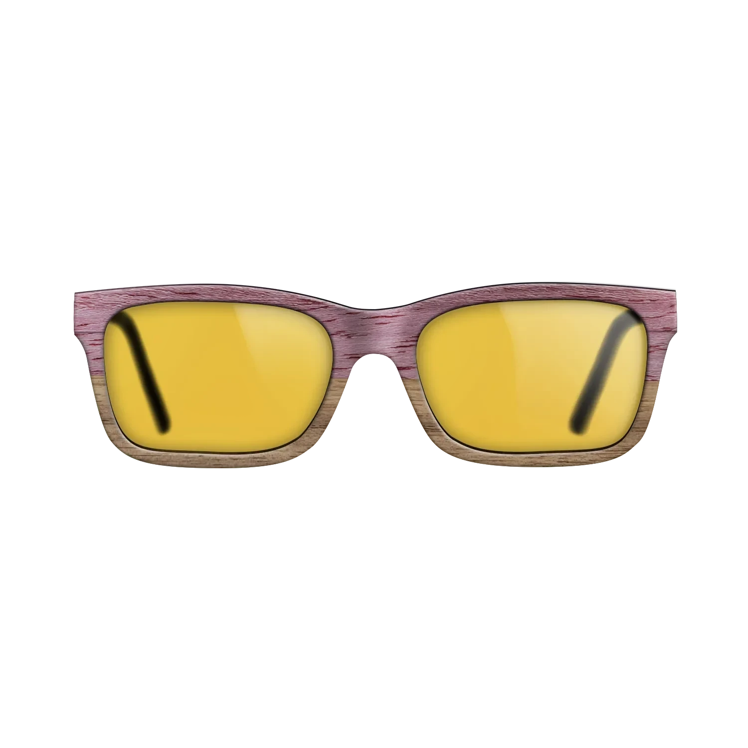 Purple Poplar Tophalf Walnut Straightgrain - The Sage - Rectangle - 2096  - Chroma - SIRIS wood optic