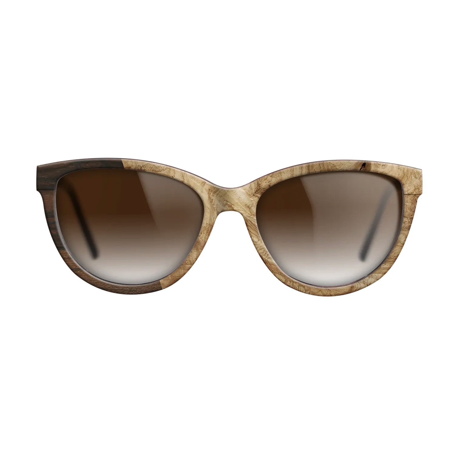 Santos Rosewood Dark,Ziricote Dark Quartered,Olive Burl,Walnut Claro Light: Angle Cut - The Maiden - Cat - SIRIS wood optic