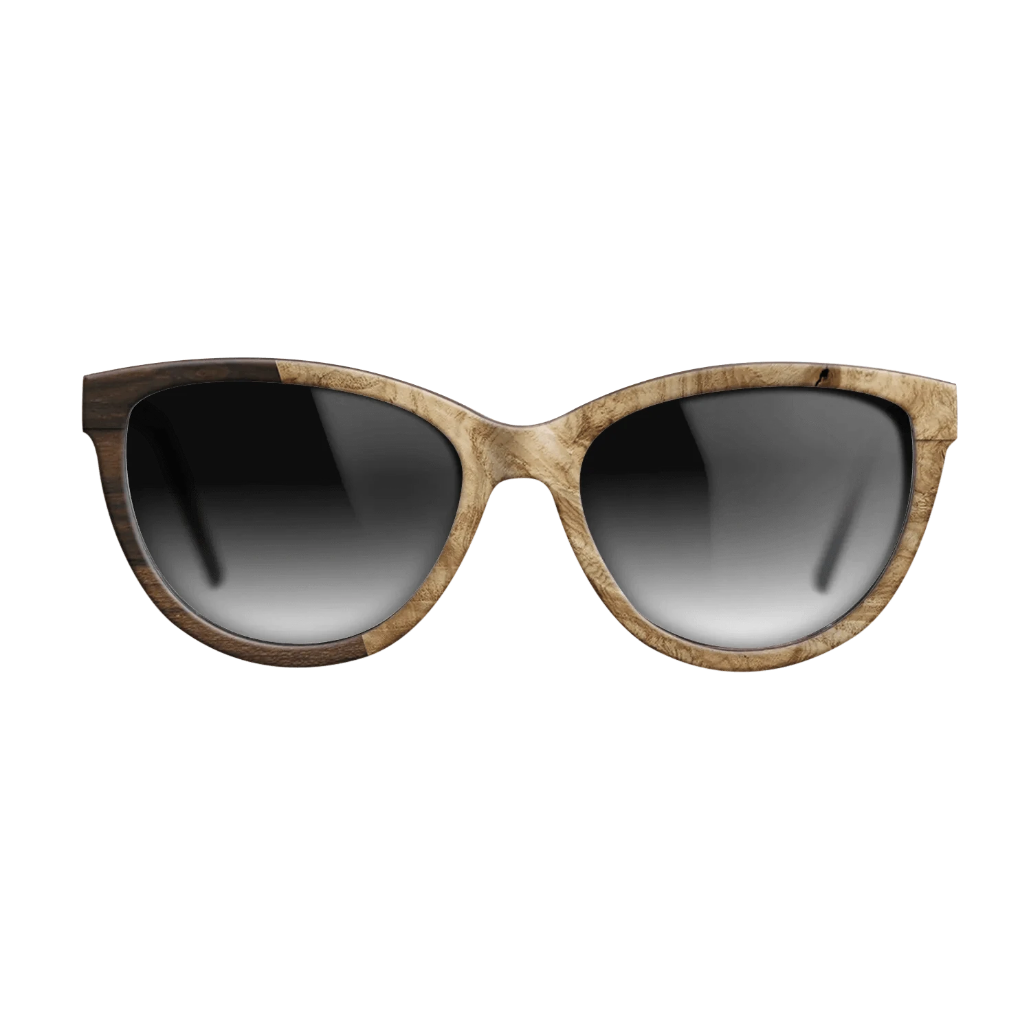 Santos Rosewood Dark,Ziricote Dark Quartered,Olive Burl,Walnut Claro Light: Angle Cut - The Maiden - Cat - SIRIS wood optic