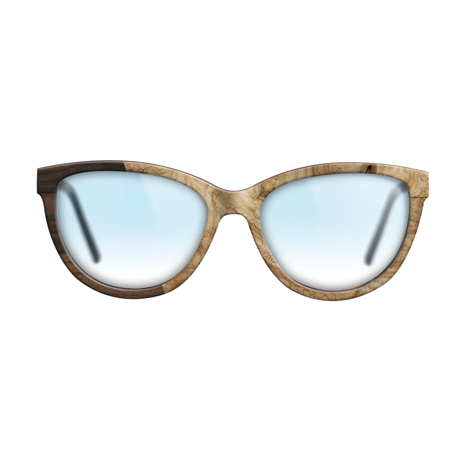 Santos Rosewood Dark,Ziricote Dark Quartered,Olive Burl,Walnut Claro Light: Angle Cut - The Maiden - Cat - SIRIS wood optic
