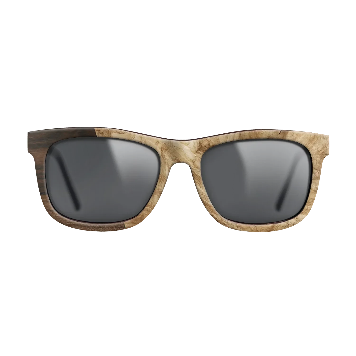Santos Rosewood Dark,Ziricote Dark Quartered,Olive Burl,Walnut Claro Light: Angle Cut - The Hero - Square - SIRIS wood optic