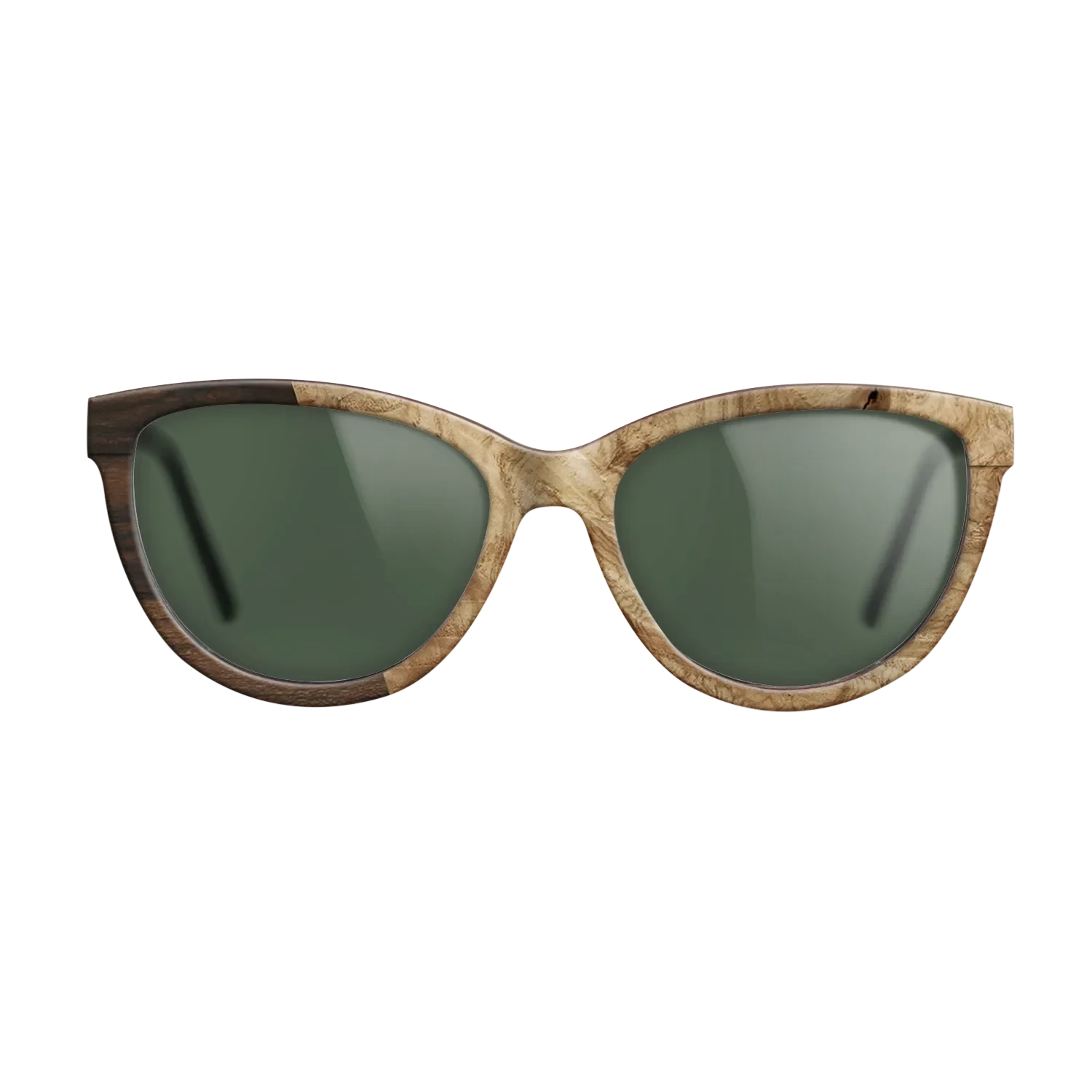 Santos Rosewood Dark,Ziricote Dark Quartered,Olive Burl,Walnut Claro Light: Angle Cut - The Maiden - Cat - SIRIS wood optic