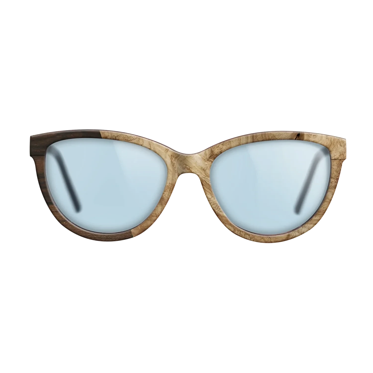 Santos Rosewood Dark,Ziricote Dark Quartered,Olive Burl,Walnut Claro Light: Angle Cut - The Maiden - Cat - SIRIS wood optic