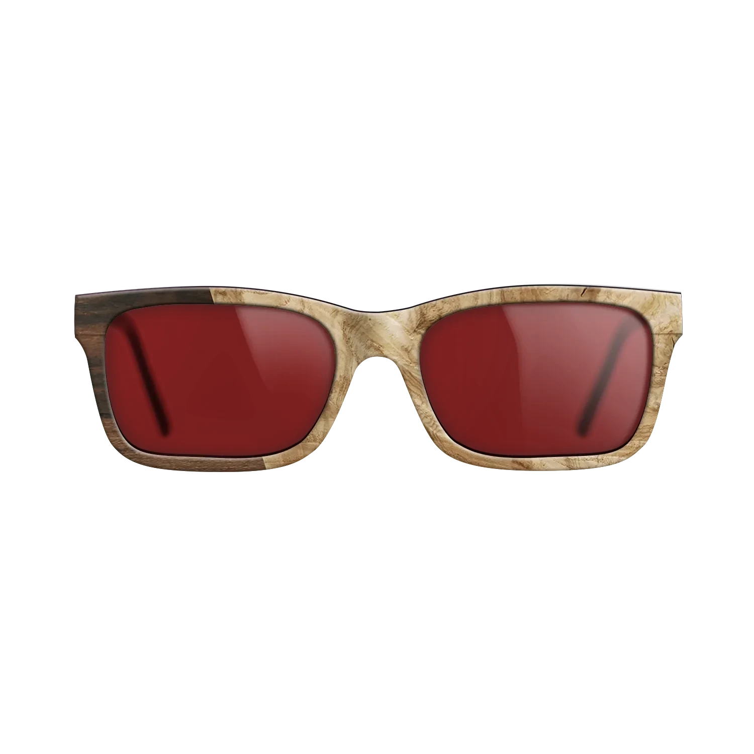 Santos Rosewood Dark,Ziricote Dark Quartered,Olive Burl,Walnut Claro Light: Angle Cut - The Sage - Rectangle - SIRIS wood optic