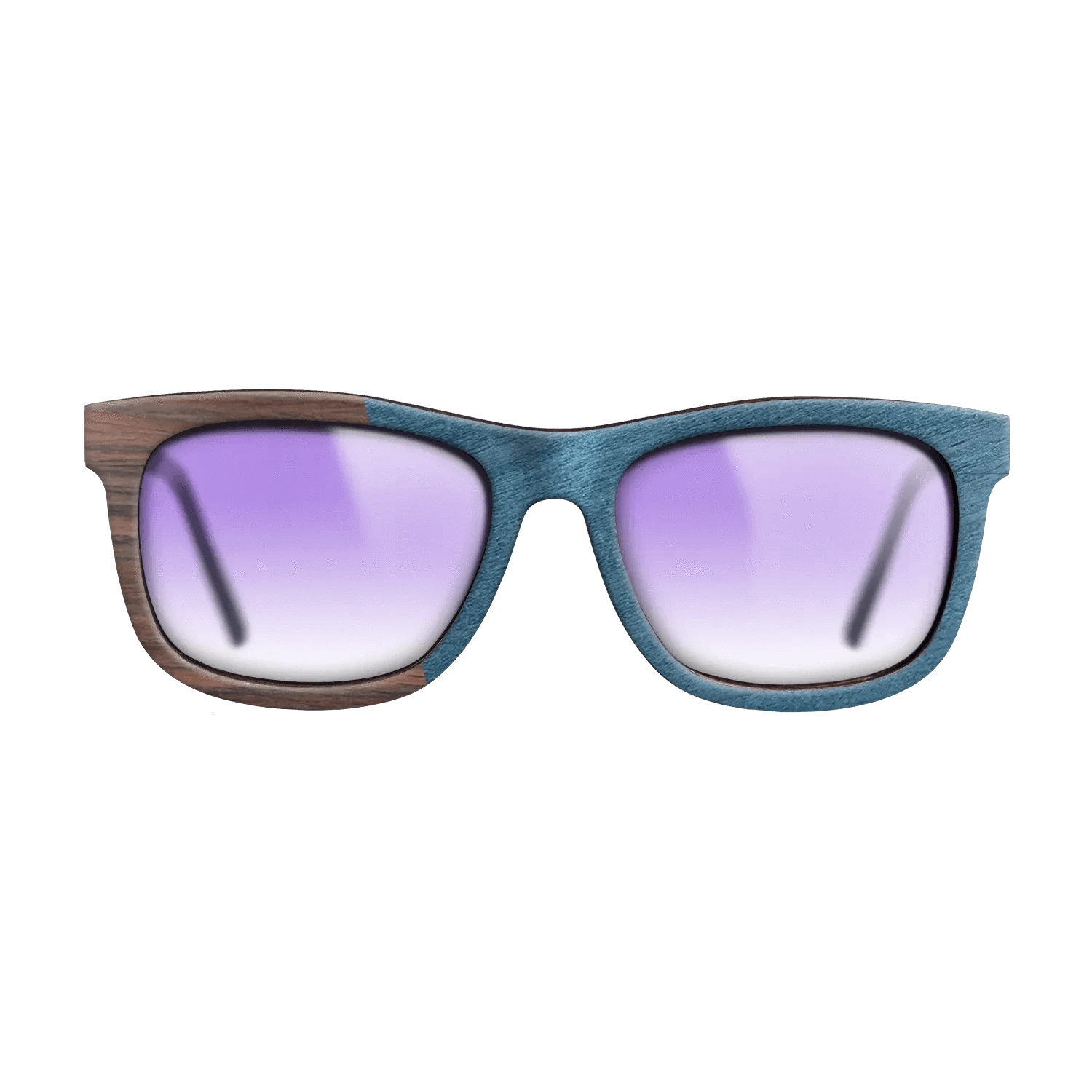 Olive Burl,Rosewood Reconstituted,Poplar Dyed: Blue Denim,Ziricote Dark Quartered: Angle Cut - The Hero - Square - SIRIS wood optic