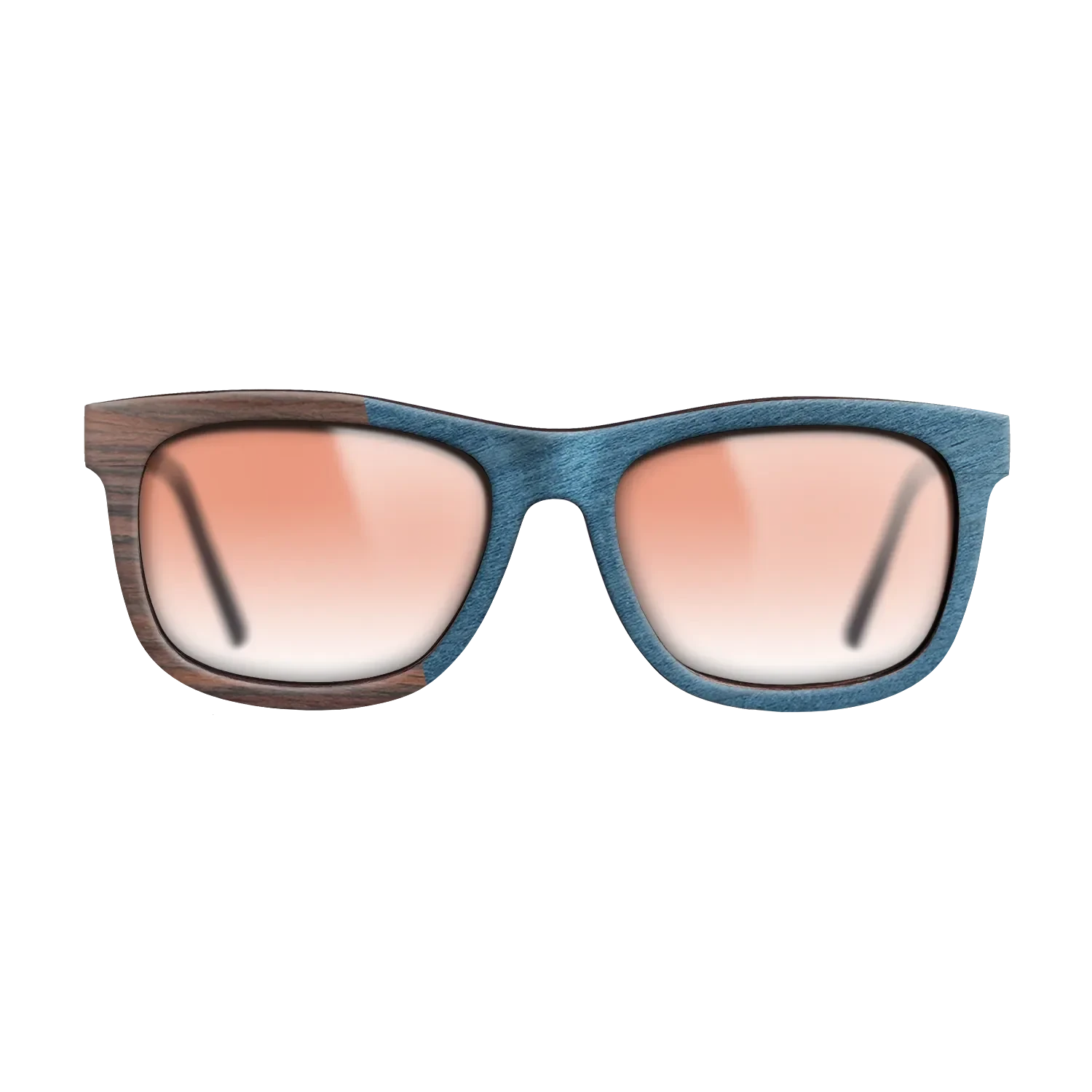 Olive Burl,Rosewood Reconstituted,Poplar Dyed: Blue Denim,Ziricote Dark Quartered: Angle Cut - The Hero - Square - SIRIS wood optic