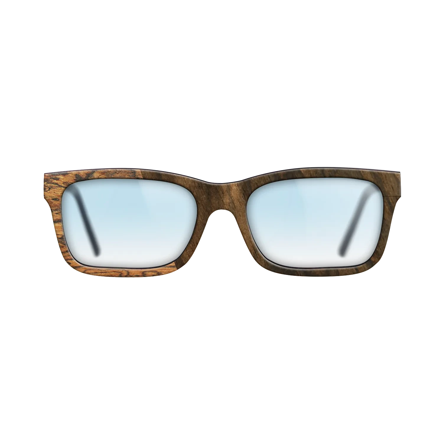 Wenge,Bocote,Ziricote Dark Quartered: Angle Cut - The Sage - Rectangle - SIRIS wood optic