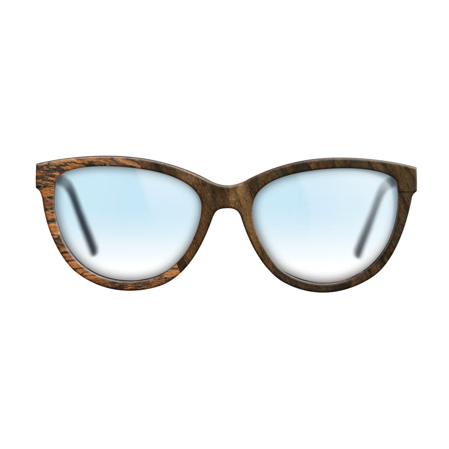 Wenge,Bocote,Ziricote Dark Quartered: Angle Cut - The Maiden - Cat - SIRIS wood optic