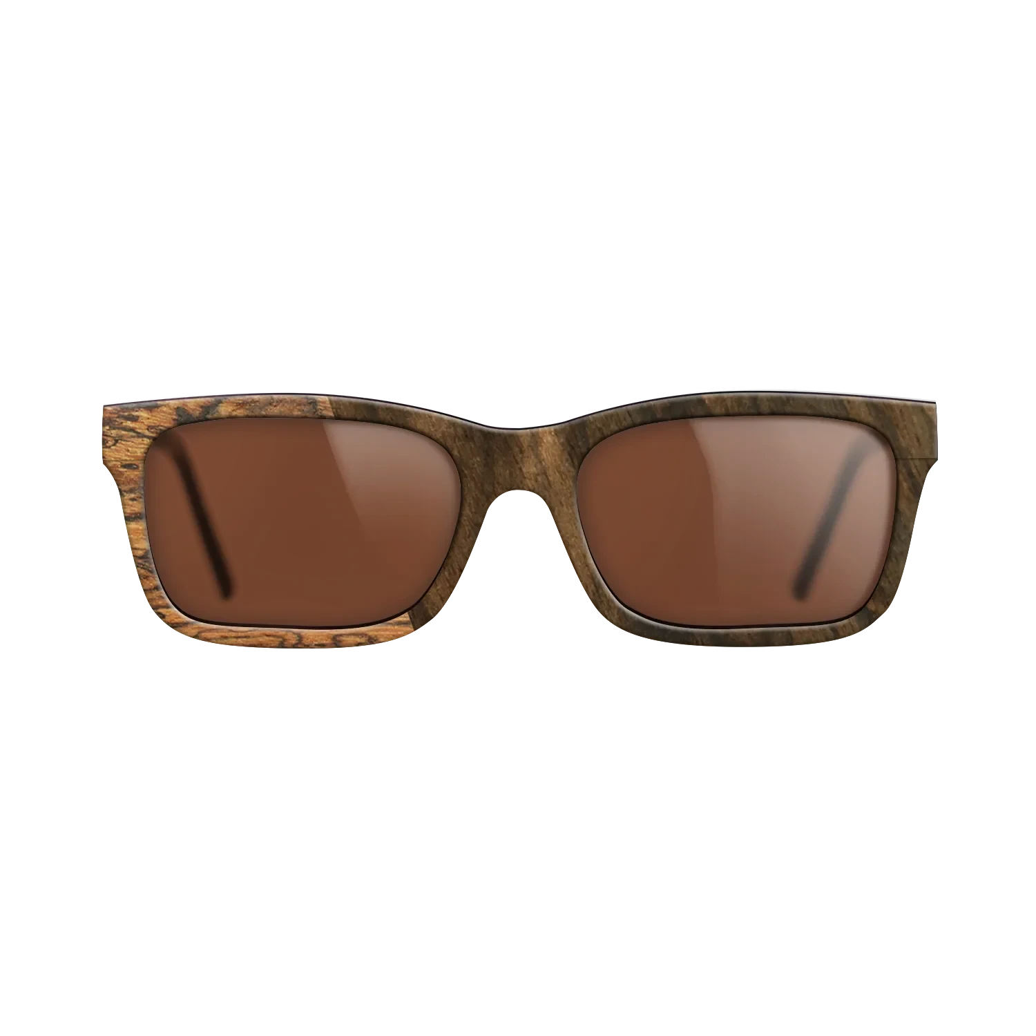 Wenge,Bocote,Ziricote Dark Quartered: Angle Cut - The Sage - Rectangle - SIRIS wood optic