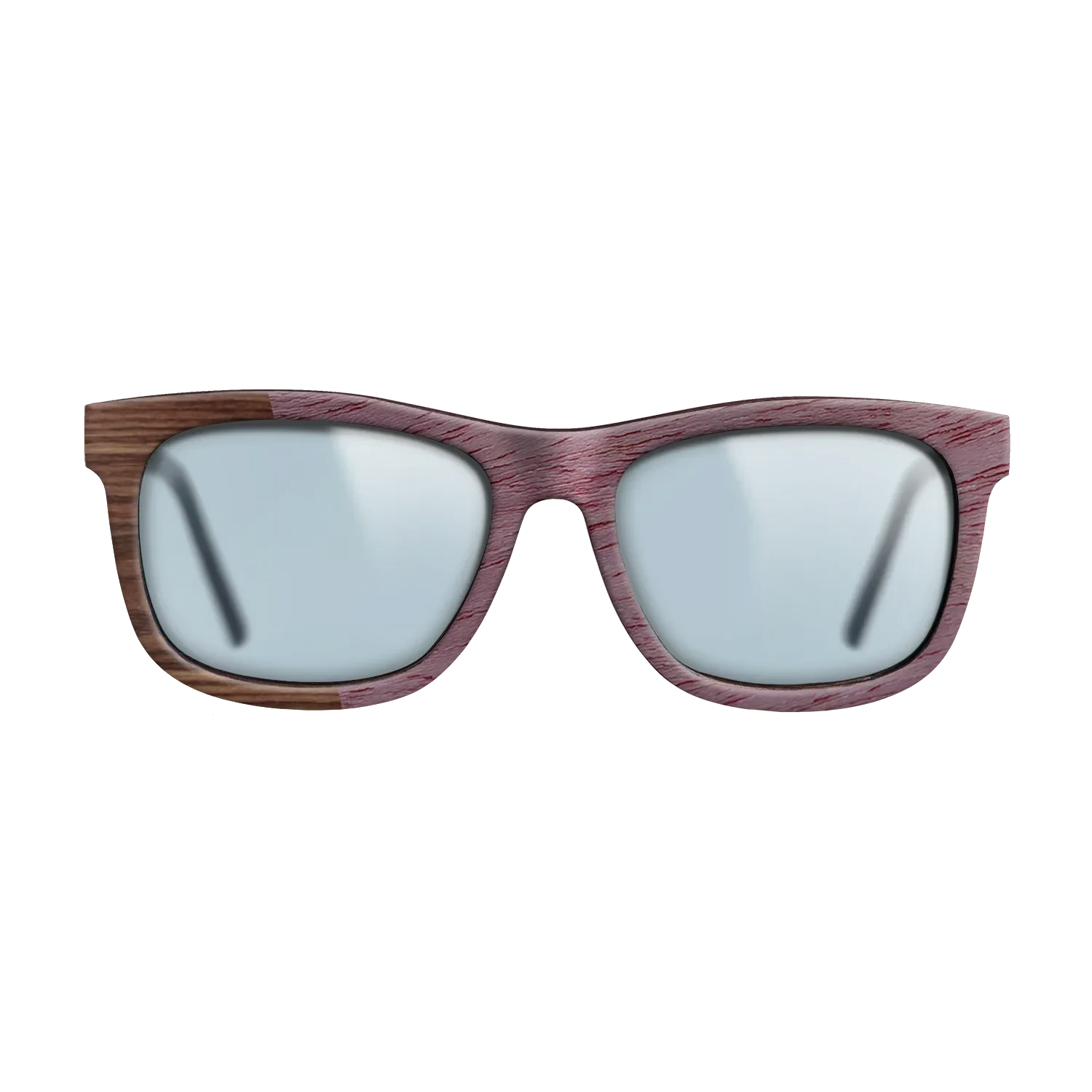 Walnut Claro Dark,Purpleheart,Santos Rosewood Dark: Angle Cut - The Hero - Square - SIRIS wood optic