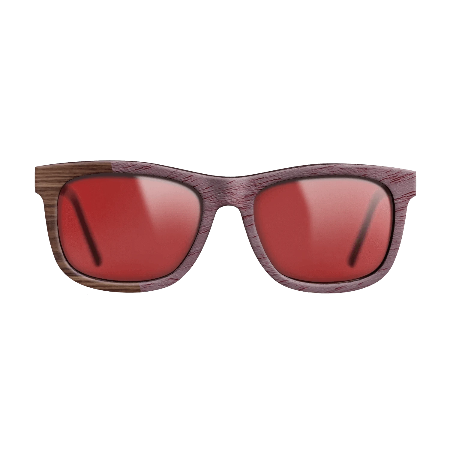 Walnut Claro Dark,Purpleheart,Santos Rosewood Dark: Angle Cut - The Hero - Square - SIRIS wood optic
