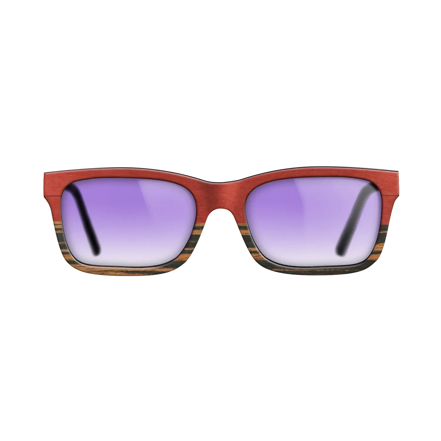 Red Poplar Tophalf Italian Ebony - The Sage - Rectangle - 2122  - Chroma - SIRIS wood optic