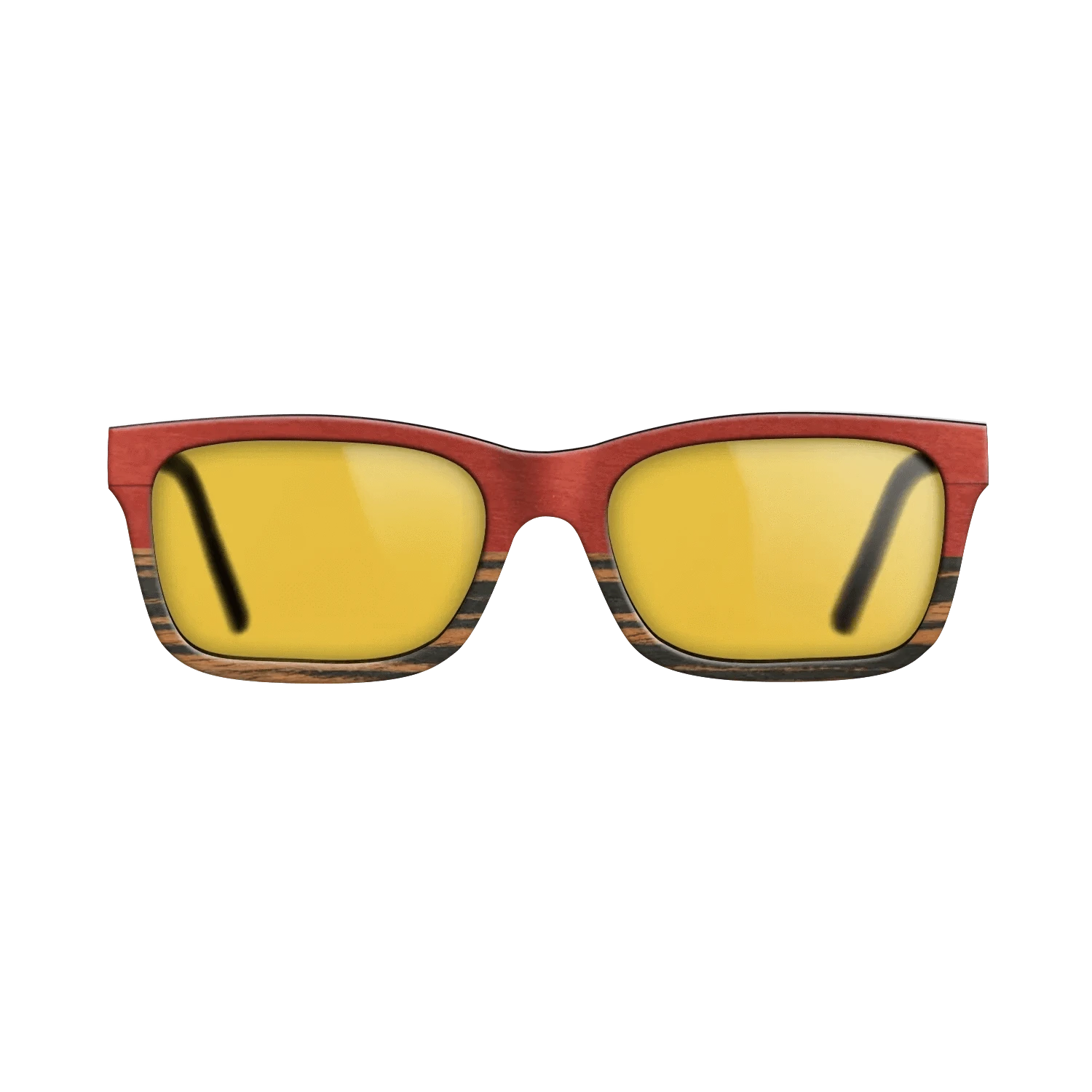 Red Poplar Tophalf Italian Ebony - The Sage - Rectangle - 2122  - Chroma - SIRIS wood optic