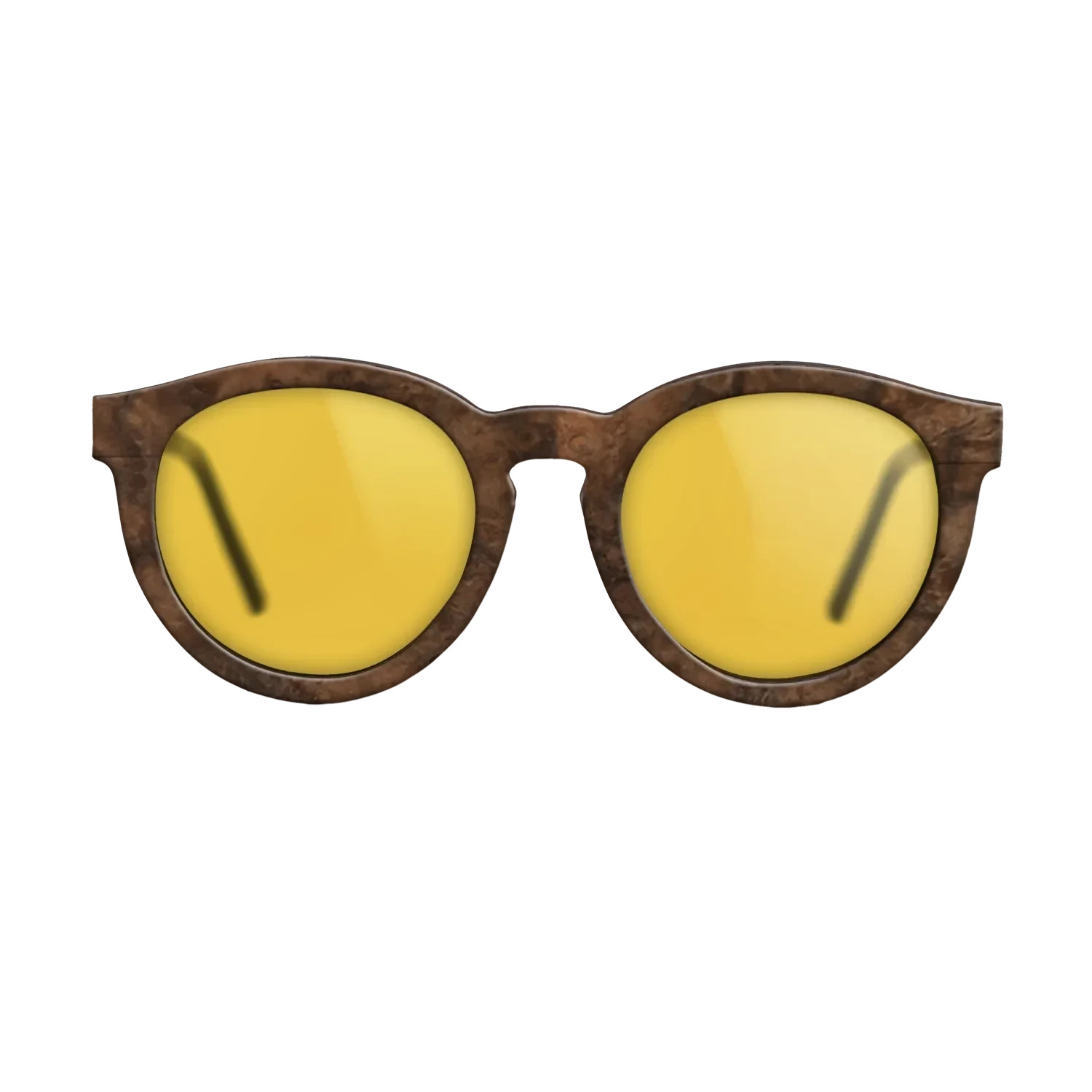 Walnut Burl,Walnut: Straight Grain: Single Cut - The Rebel - Round - SIRIS wood optic