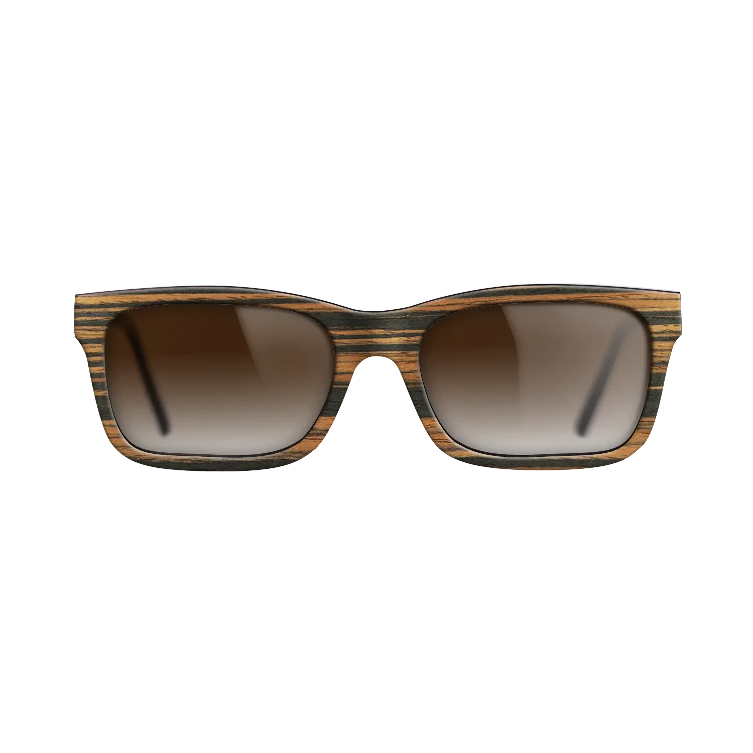 Italian Ebony,Walnut: Straight Grain: Single Cut - The Sage - Block - SIRIS wood optic