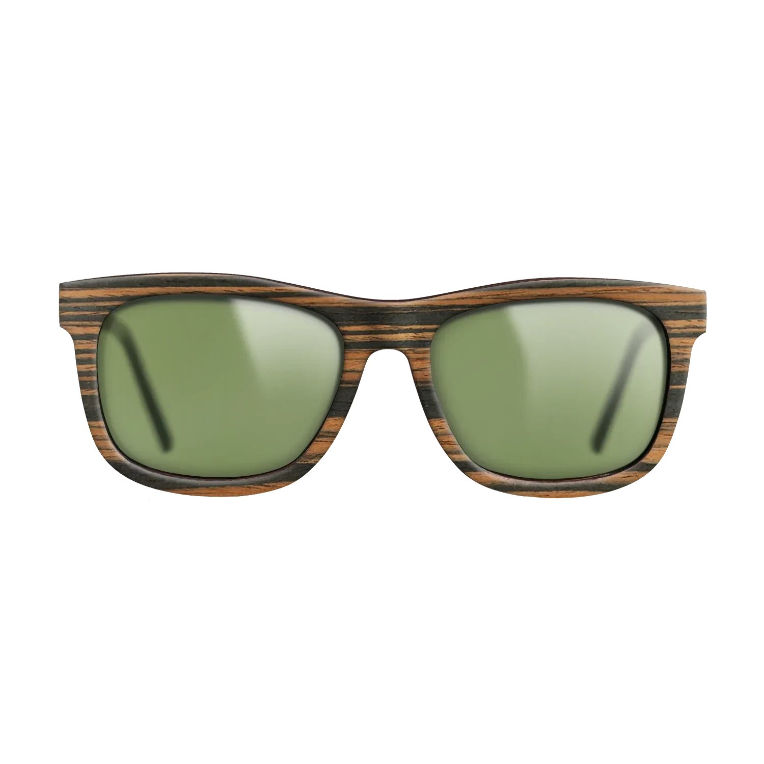 Italian Ebony,Walnut: Straight Grain: Single Cut - The Hero - Square - SIRIS wood optic