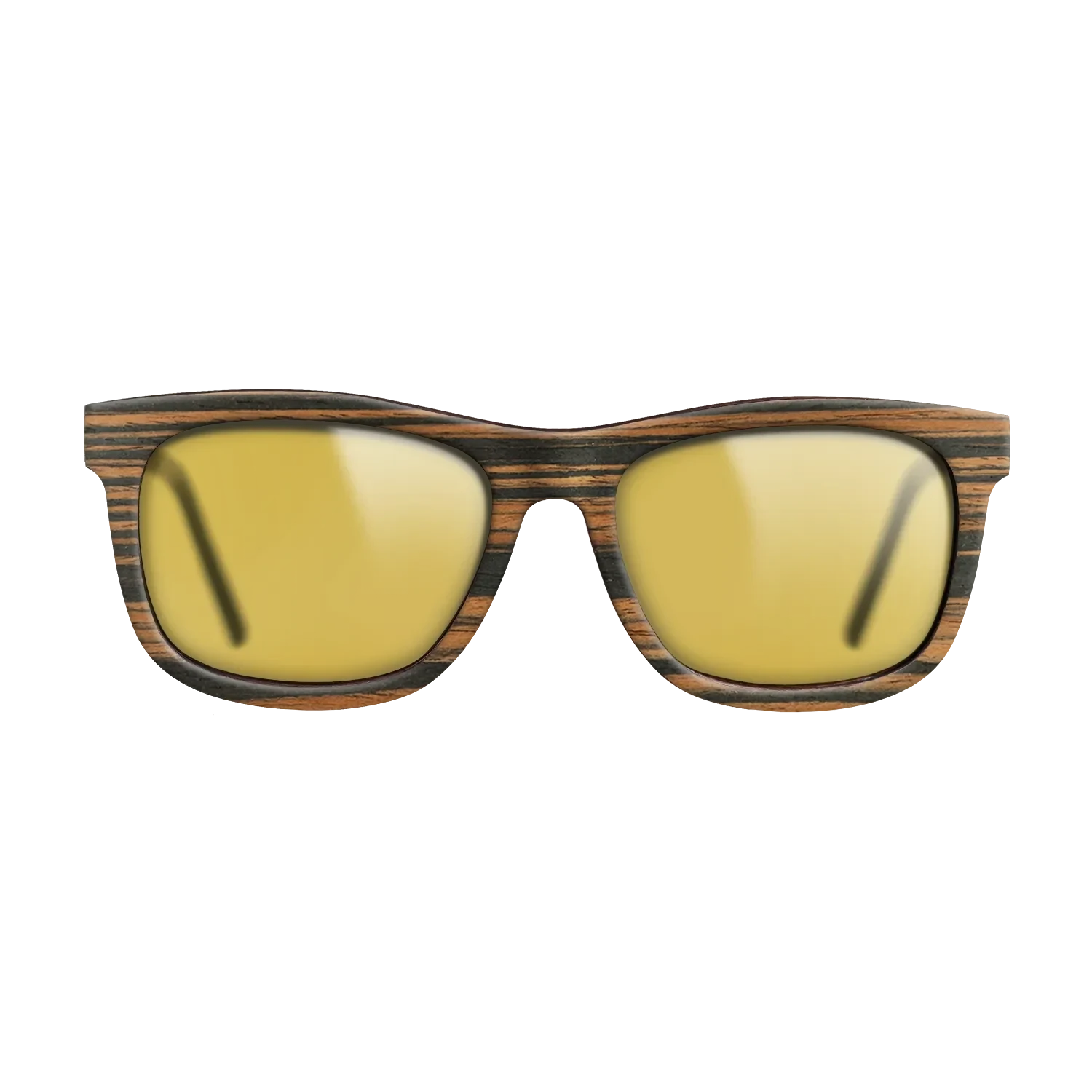 Italian Ebony,Walnut: Straight Grain: Single Cut - The Hero - Square - SIRIS wood optic