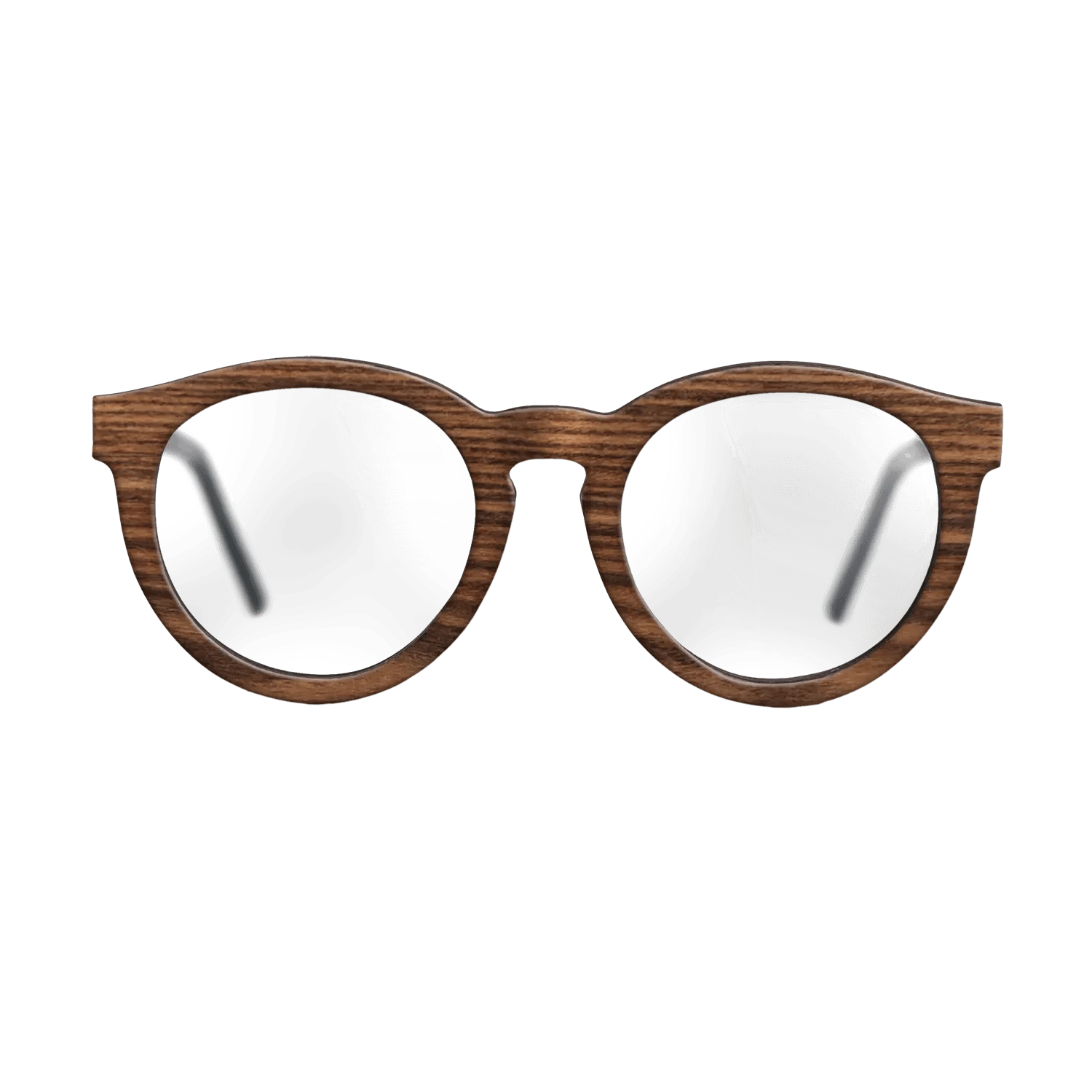 Walnut: Straight Grain,Santos Rosewood Dark: Single Cut - The Rebel - Round