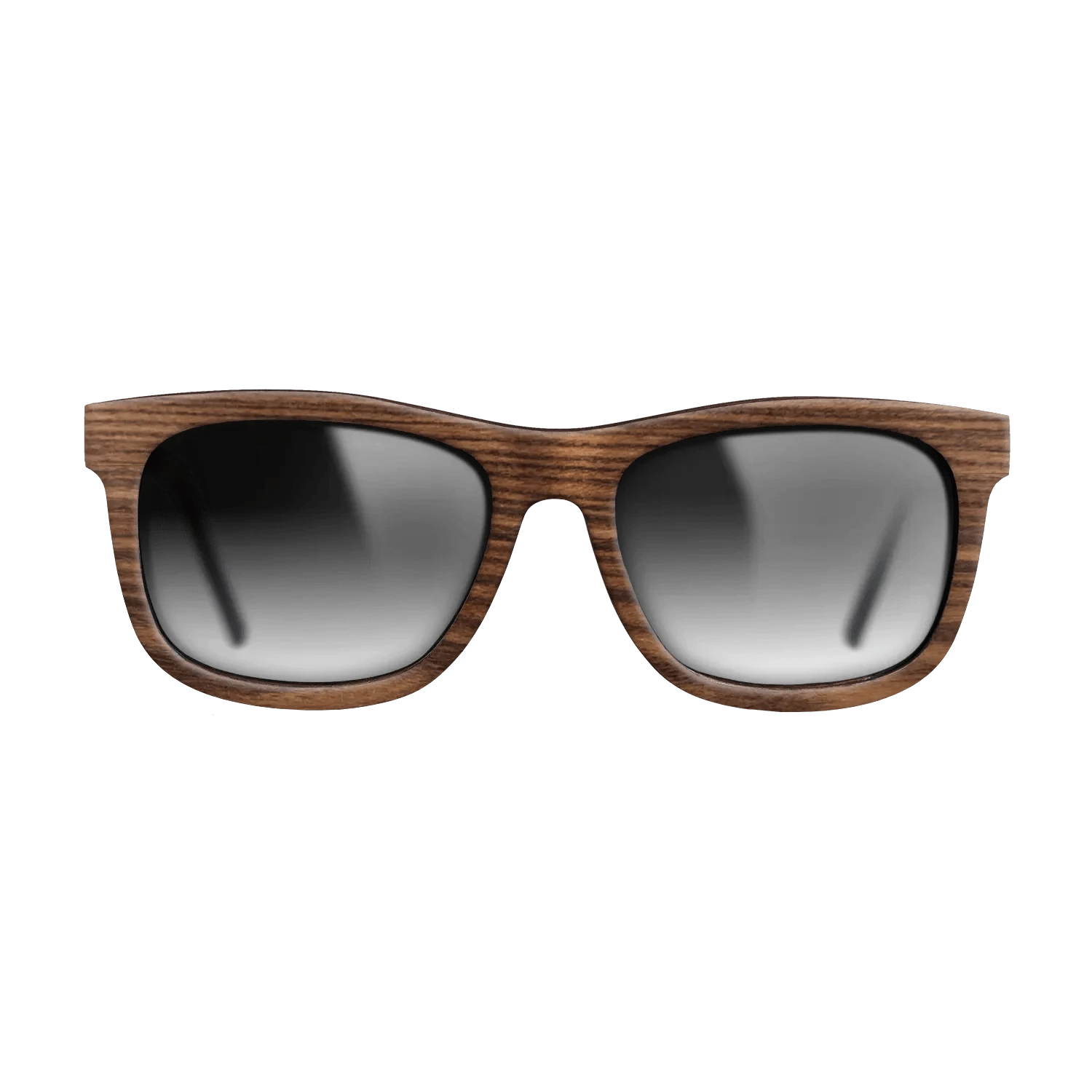 Walnut: Straight Grain,Santos Rosewood Dark: Single Cut - The Hero - Square - SIRIS wood optic