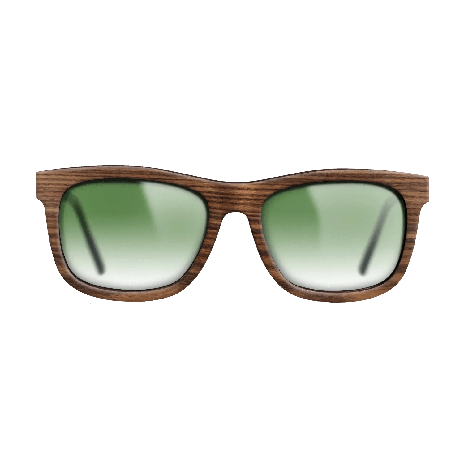 Walnut: Straight Grain,Santos Rosewood Dark: Single Cut - The Hero - Square - SIRIS wood optic