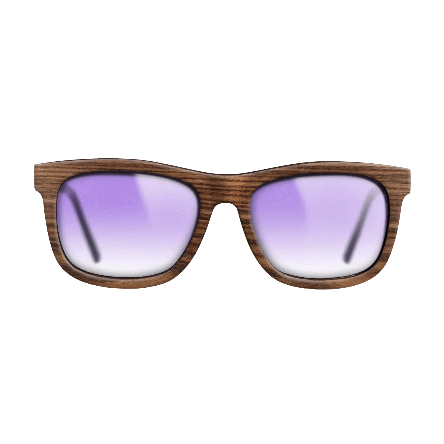 Walnut: Straight Grain,Santos Rosewood Dark: Single Cut - The Hero - Square - SIRIS wood optic