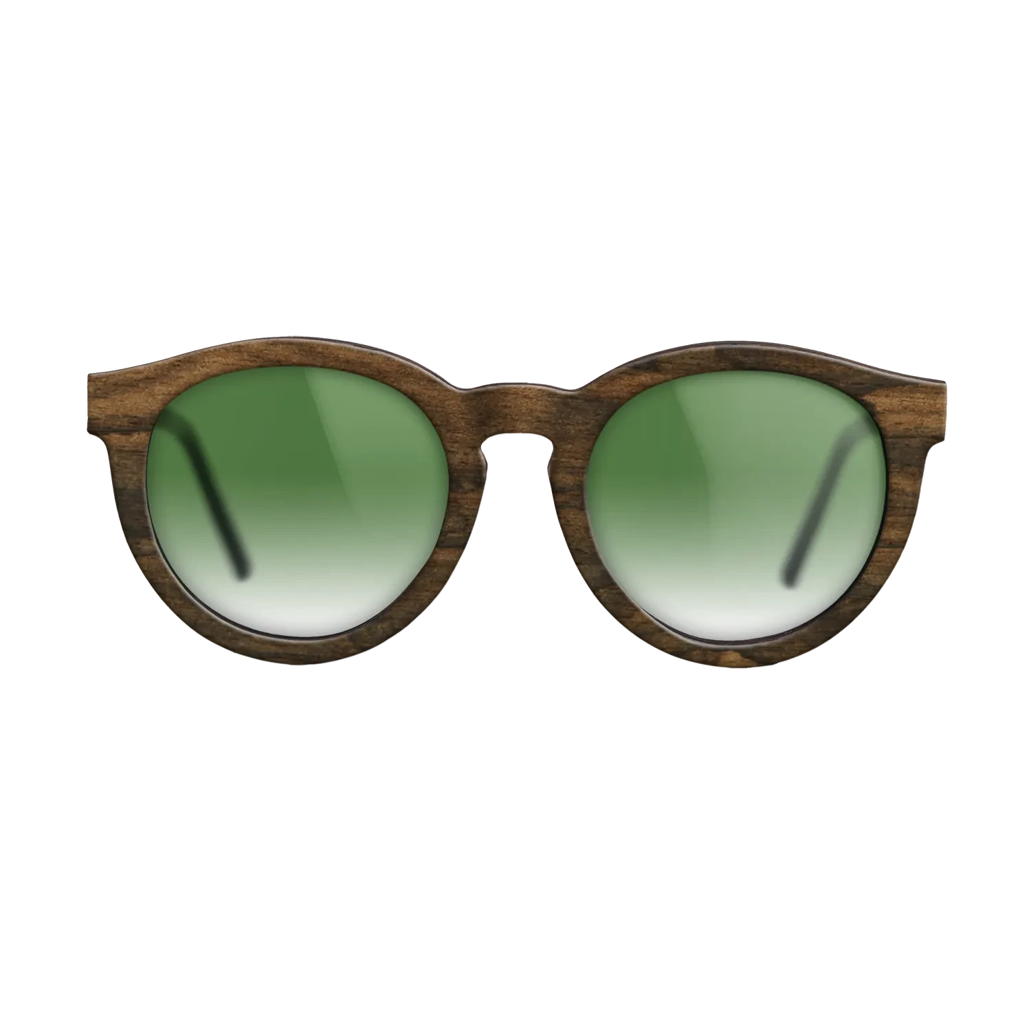 Ziricote Dark Quartered,Walnut: Straight Grain: Single Cut - The Rebel - Round - SIRIS wood optic