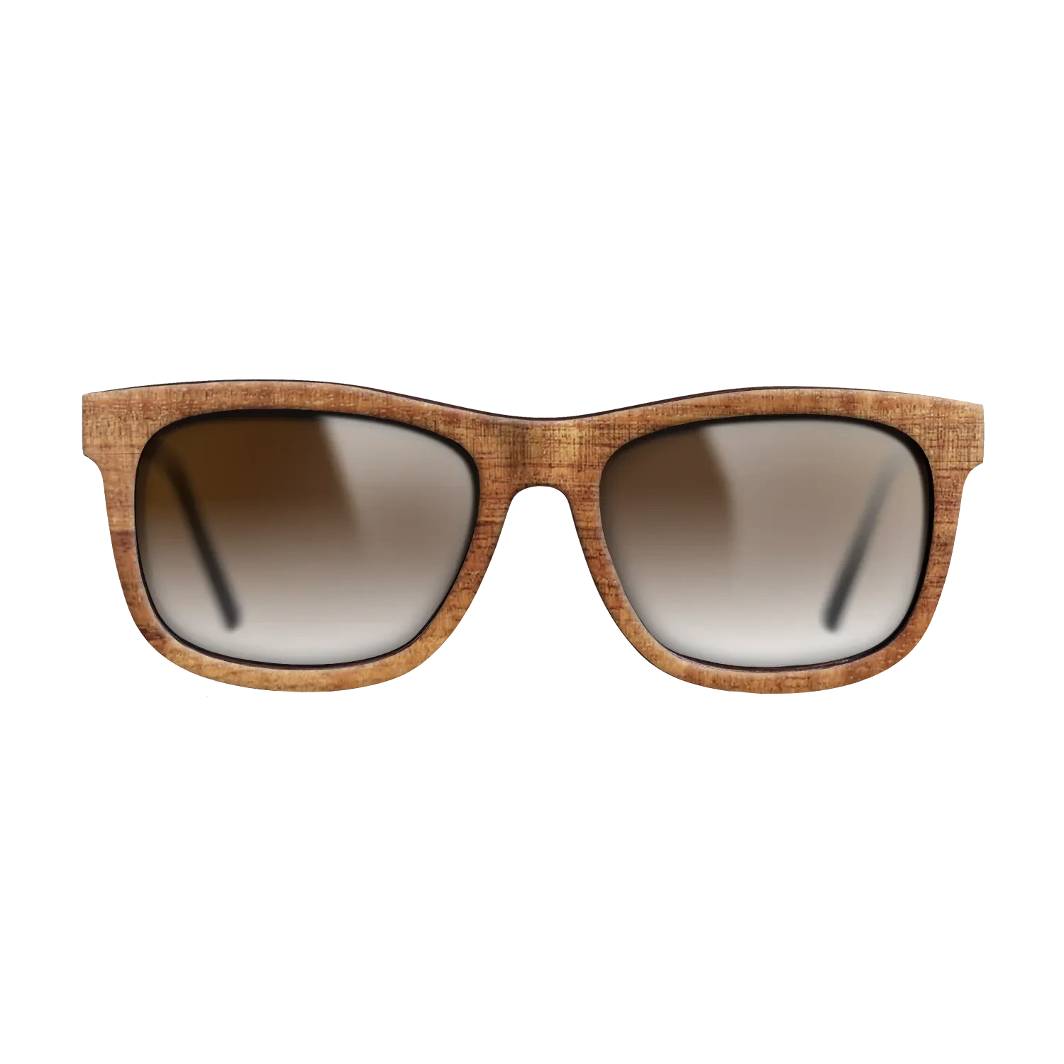 Walnut: Straight Grain,Koa: Single Cut - The Hero - Square