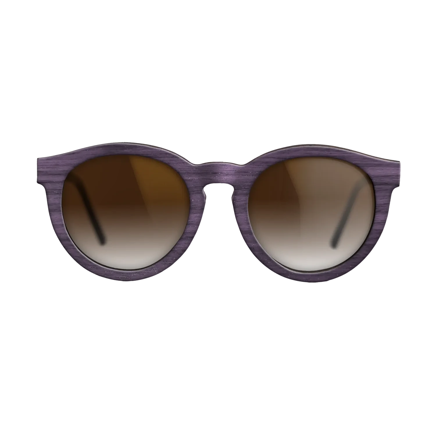 Poplar Dyed: Turquoise,Walnut: Straight Grain: Single Cut - The Rebel - Round - SIRIS wood optic