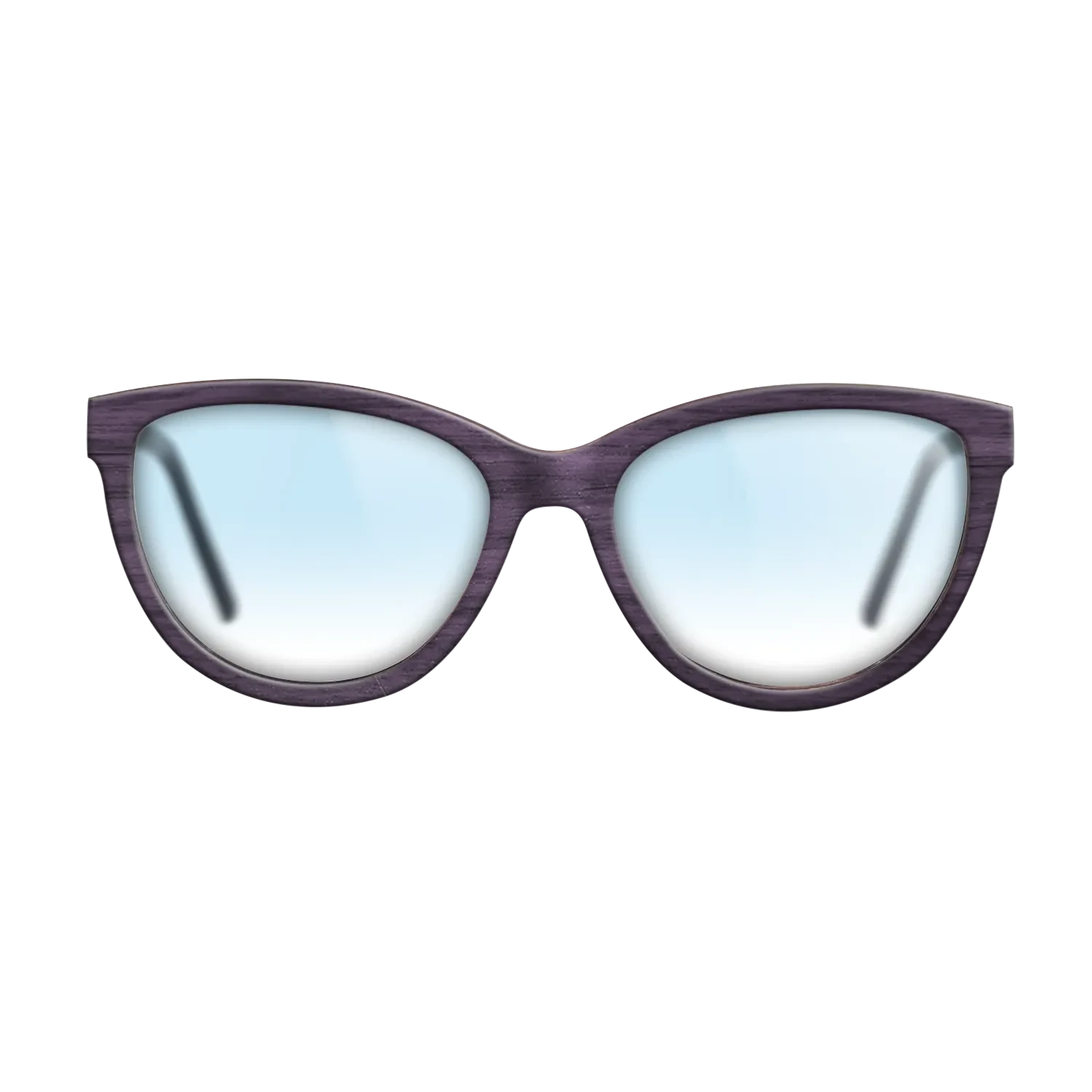 Poplar Dyed: Turquoise,Walnut: Straight Grain: Single Cut - The Maiden - Cat - SIRIS wood optic