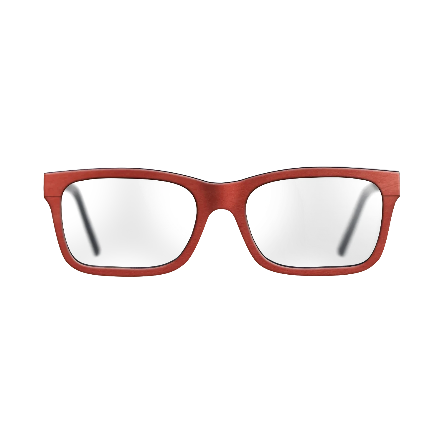 Walnut: Straight Grain,Poplar Dyed: Red: Single Cut - The Sage - Block - Chroma - SIRIS wood optic