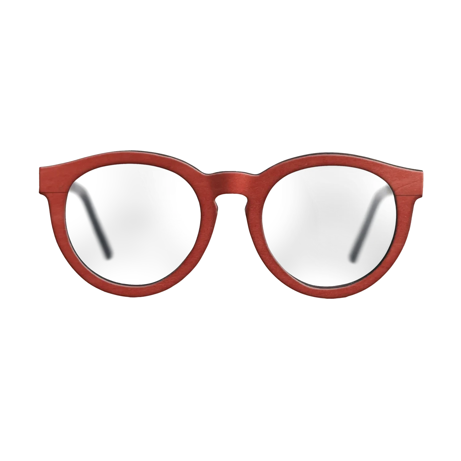 Walnut: Straight Grain,Poplar Dyed: Red: Single Cut - The Rebel - Round - Chroma - SIRIS wood optic