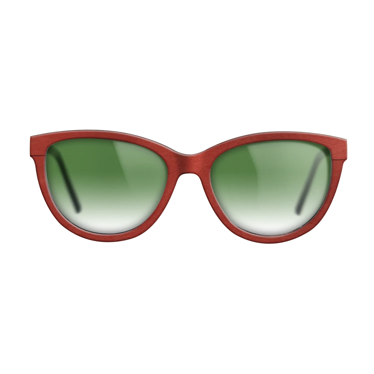Walnut: Straight Grain,Poplar Dyed: Red: Single Cut - The Maiden - Cat - Chroma - SIRIS wood optic