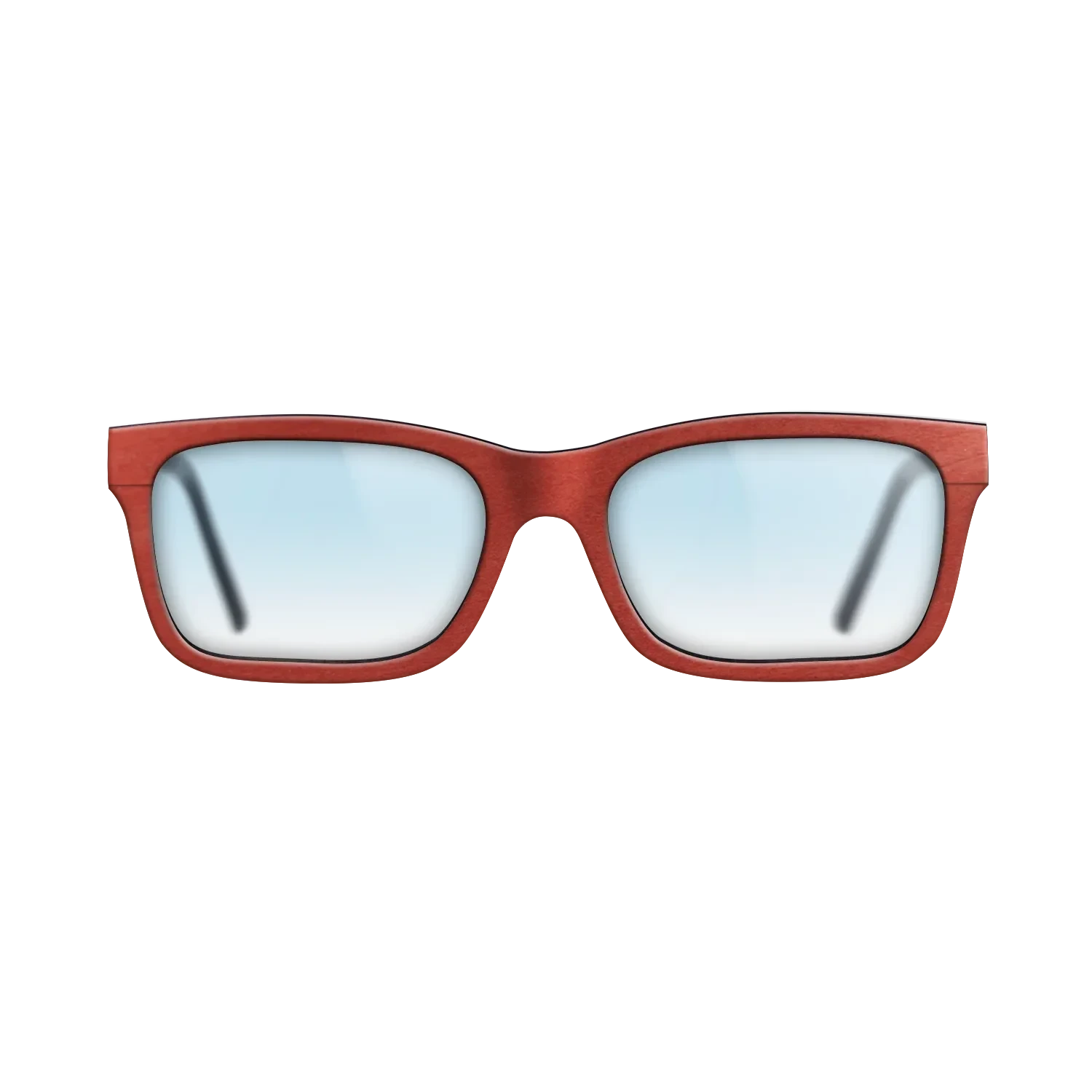 Walnut: Straight Grain,Poplar Dyed: Red: Single Cut - The Sage - Block - Chroma - SIRIS wood optic
