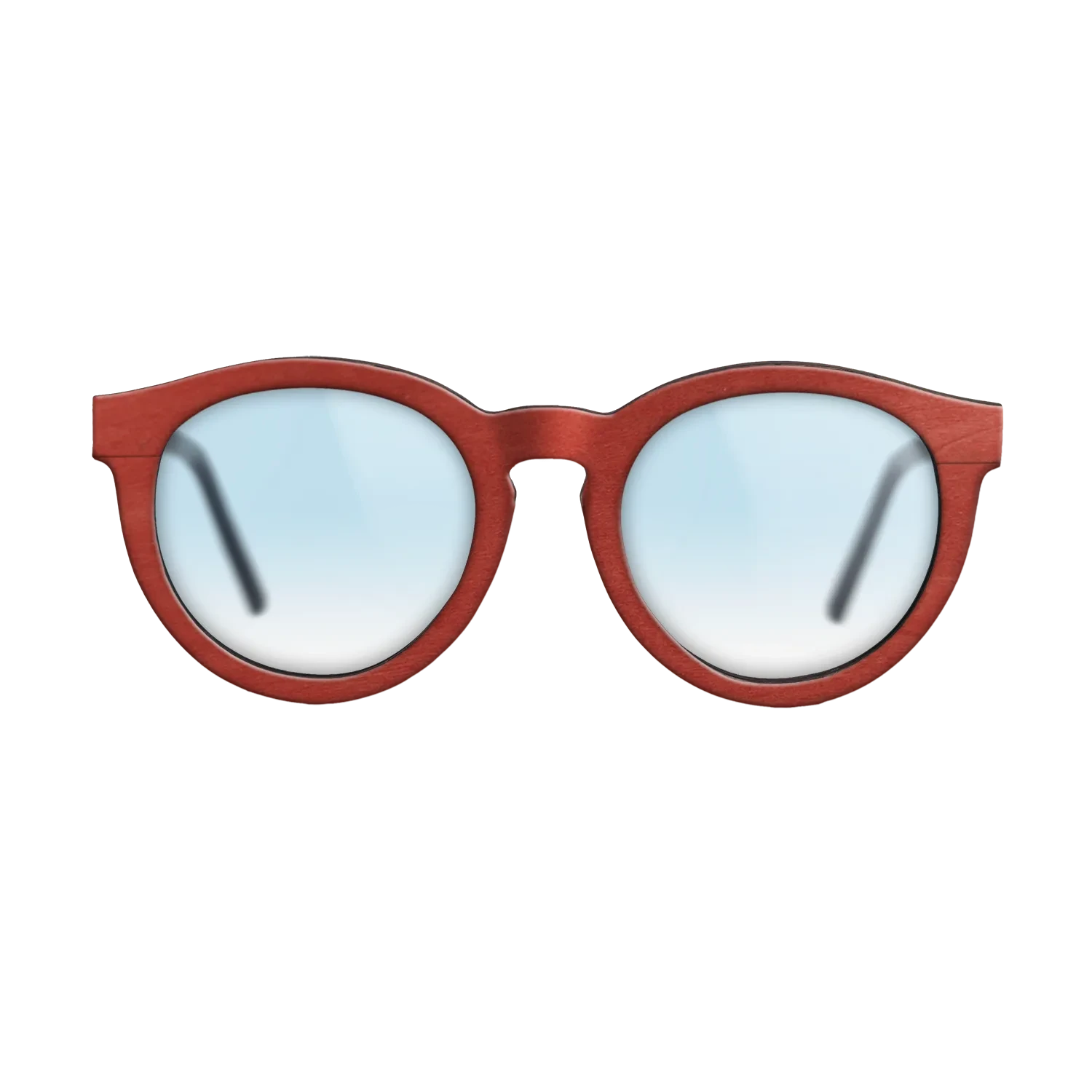 Walnut: Straight Grain,Poplar Dyed: Red: Single Cut - The Rebel - Round - Chroma - SIRIS wood optic