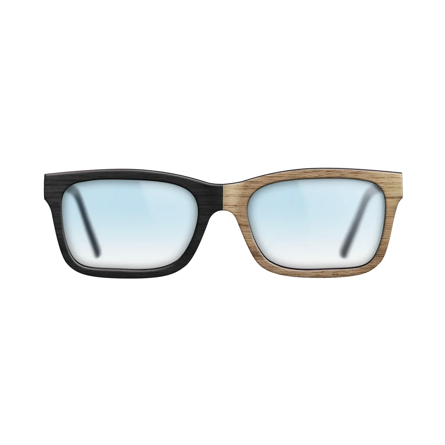 Sumi-e black dyed Straght Grain Walnut: Sumi-e - The Sage - Rectangle - 1730 - SIRIS wood optic