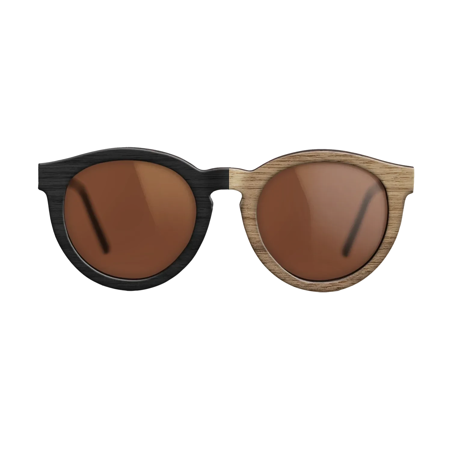 Sumi-e black dyed Straght Grain Walnut: Sumi-e - The Rebel - Round - 1730 - SIRIS wood optic