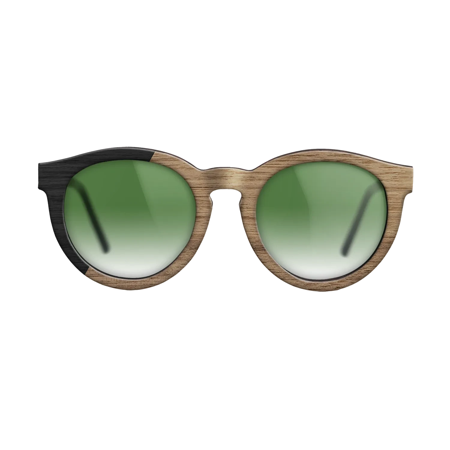 Sumi-e black dyed Straght Grain Walnut: Sumi-e - The Rebel - Round - 927 - SIRIS wood optic