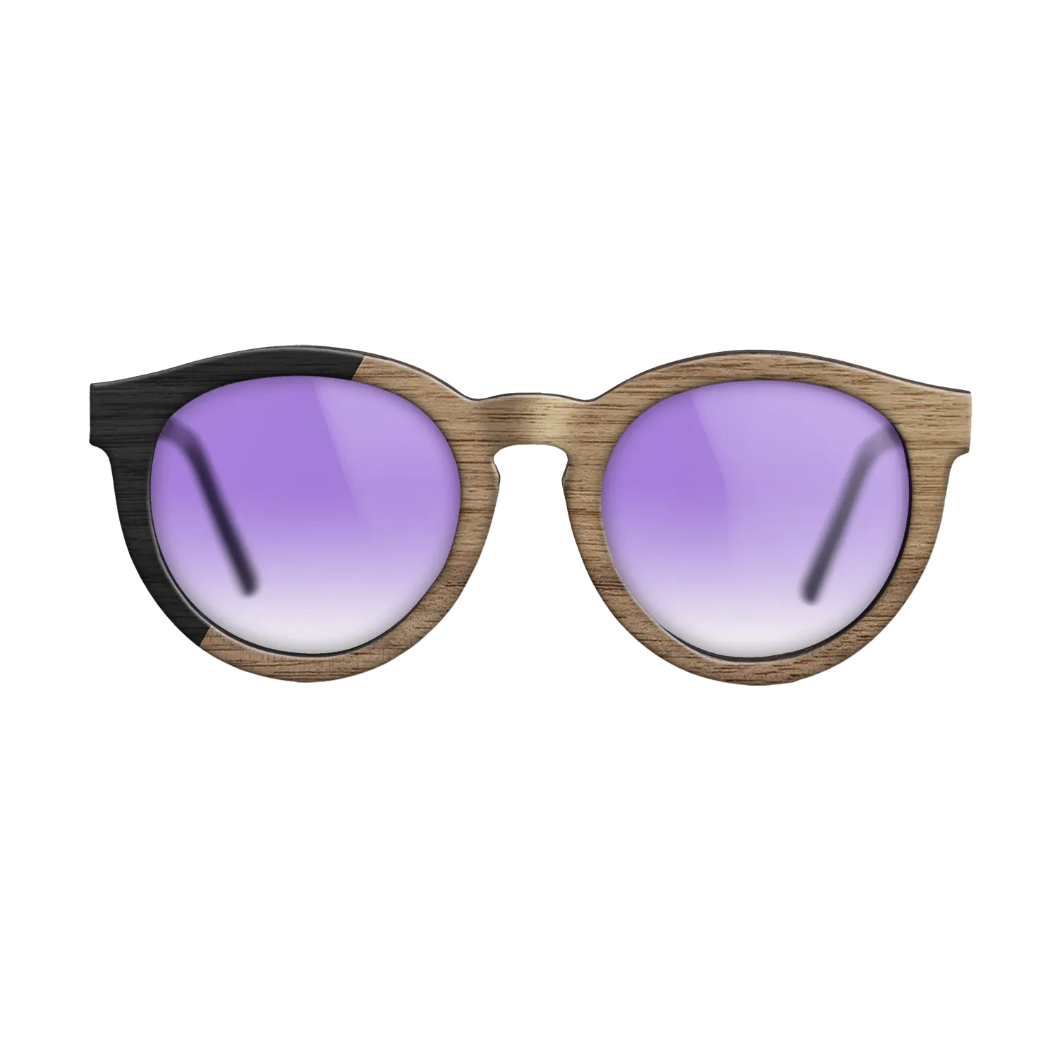 Sumi-e black dyed Straght Grain Walnut: Sumi-e - The Rebel - Round - 927 - SIRIS wood optic