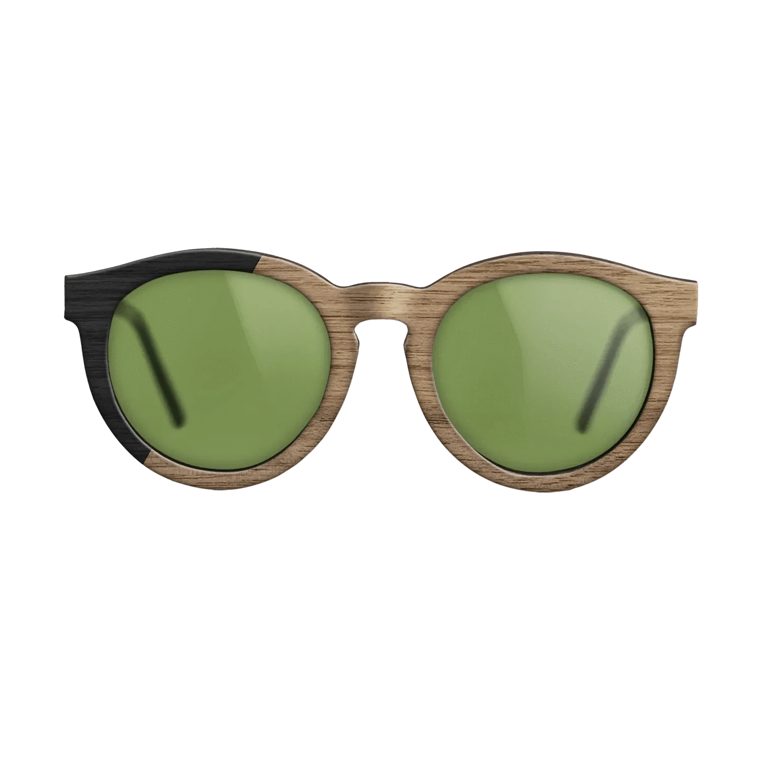Sumi-e black dyed Straght Grain Walnut: Sumi-e - The Rebel - Round - 927 - SIRIS wood optic