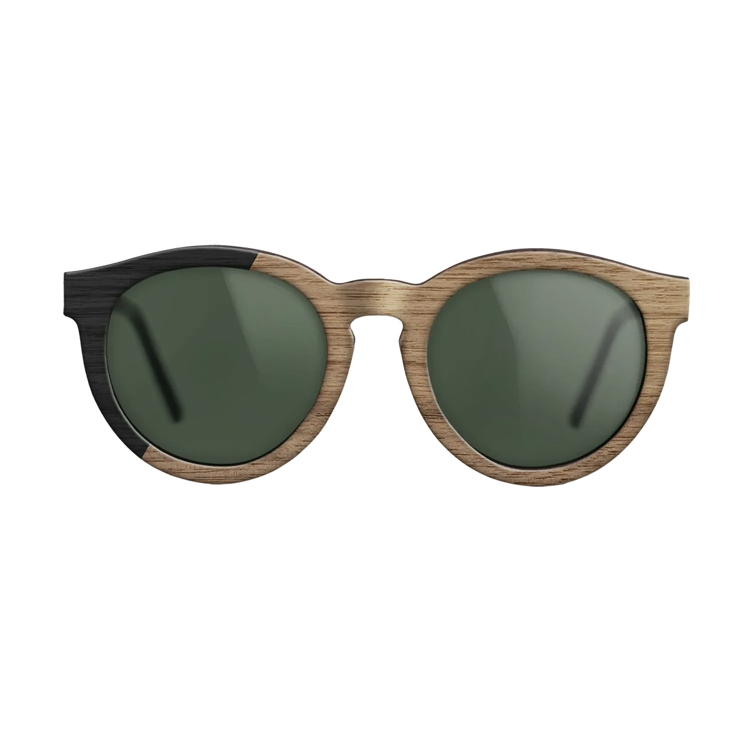 Sumi-e black dyed Straght Grain Walnut: Sumi-e - The Rebel - Round - 927 - SIRIS wood optic