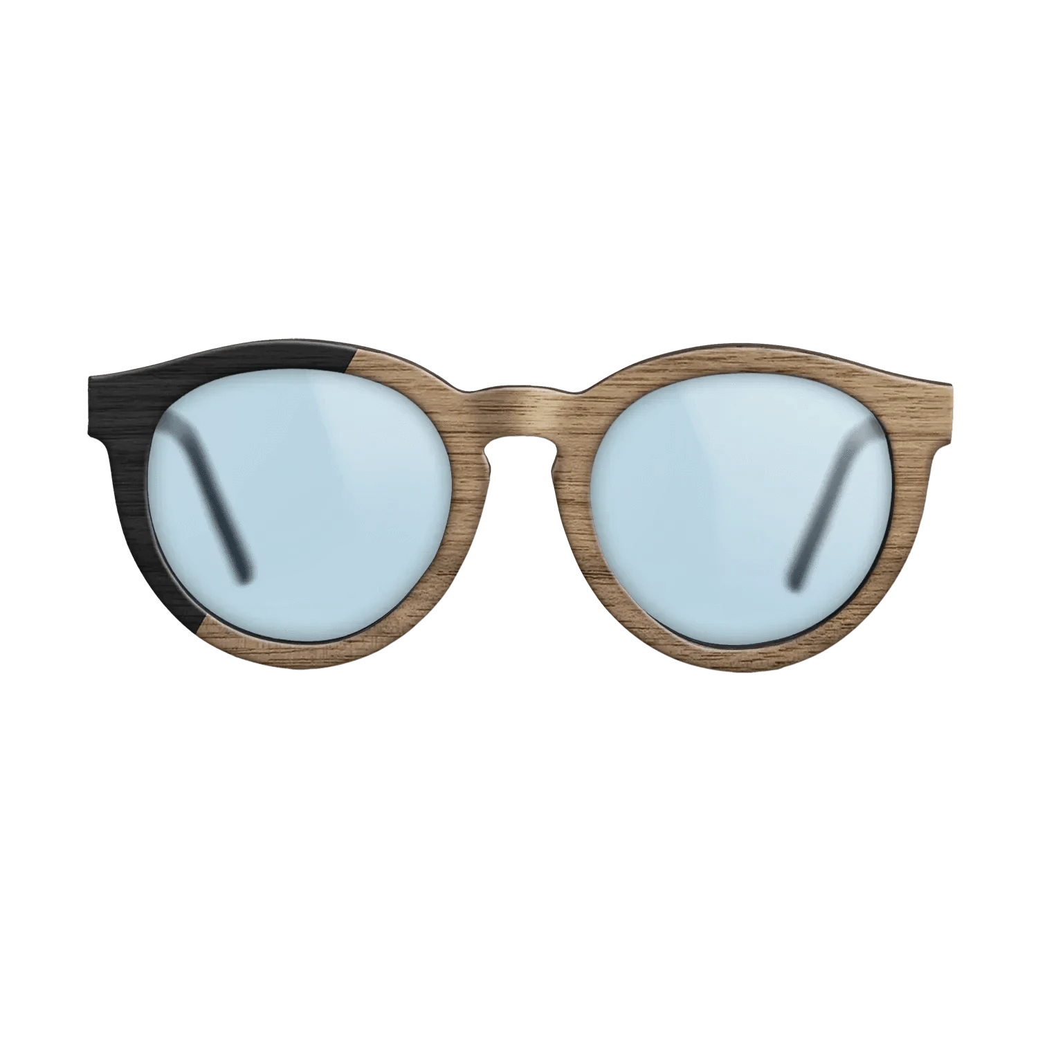 Sumi-e black dyed Straght Grain Walnut: Sumi-e - The Rebel - Round - 927 - SIRIS wood optic