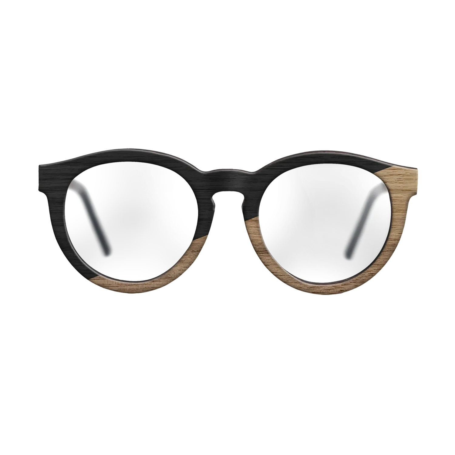 Sumi-e black dyed Straght Grain Walnut: Sumi-e - The Rebel - Round - 1569 - SIRIS wood optic