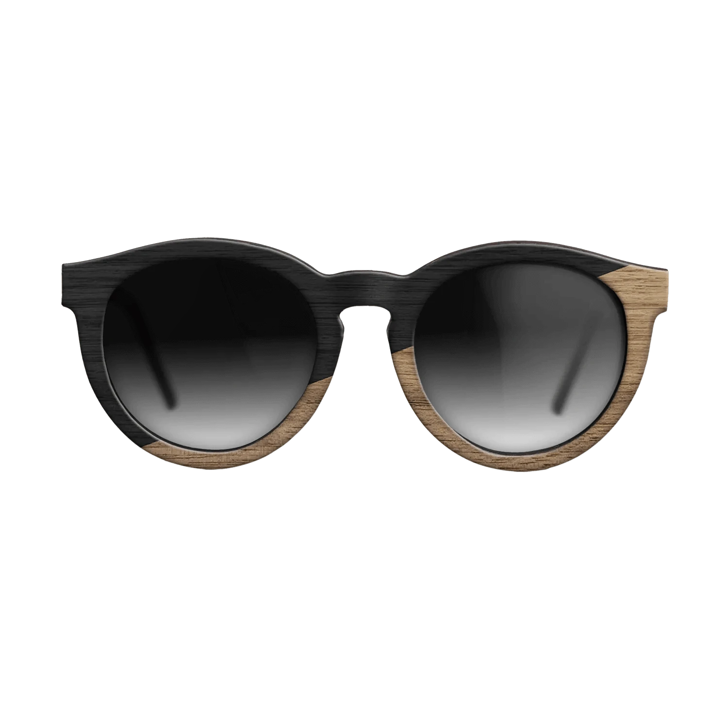 Sumi-e black dyed Straght Grain Walnut: Sumi-e - The Rebel - Round - 1569 - SIRIS wood optic