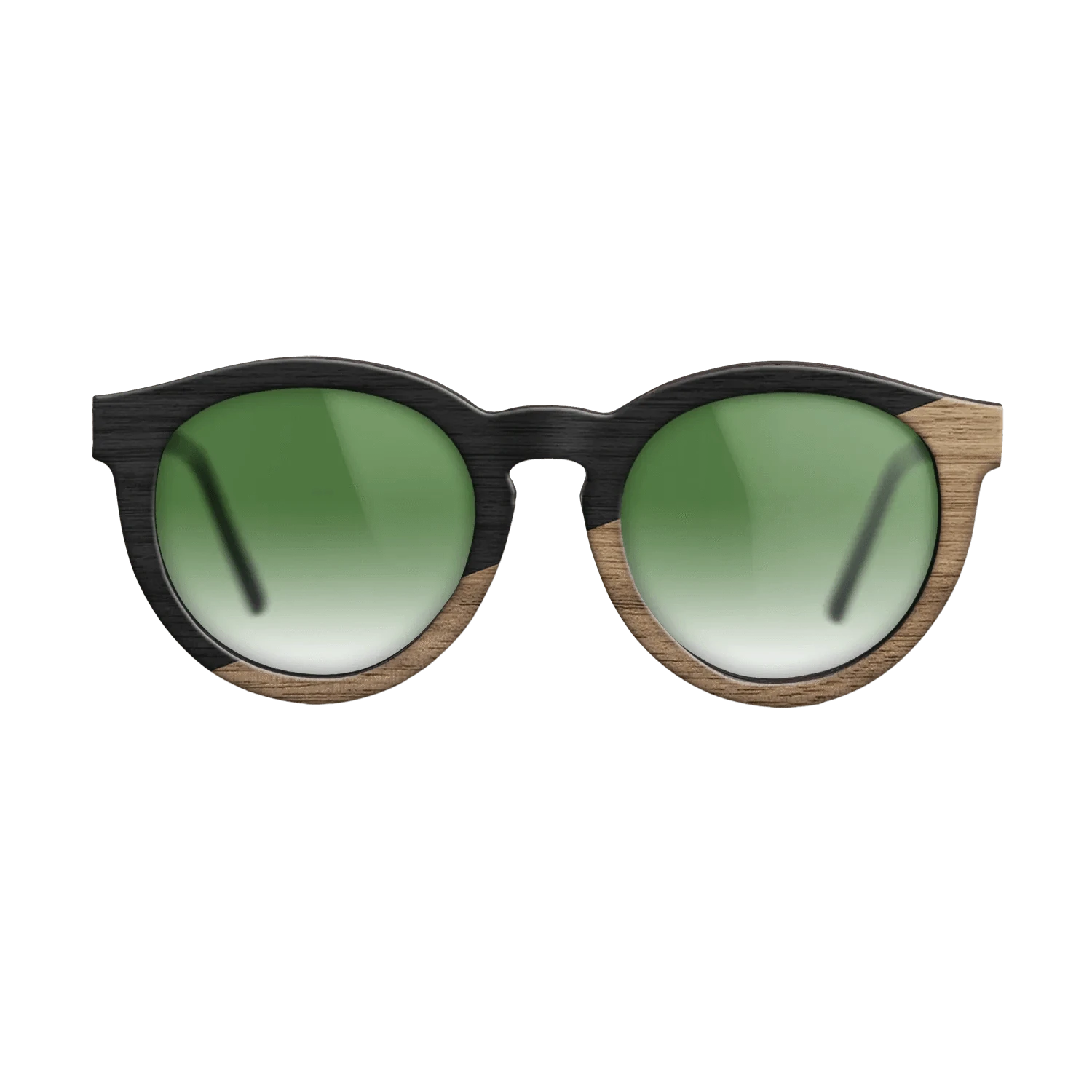 Sumi-e black dyed Straght Grain Walnut: Sumi-e - The Rebel - Round - 1569 - SIRIS wood optic