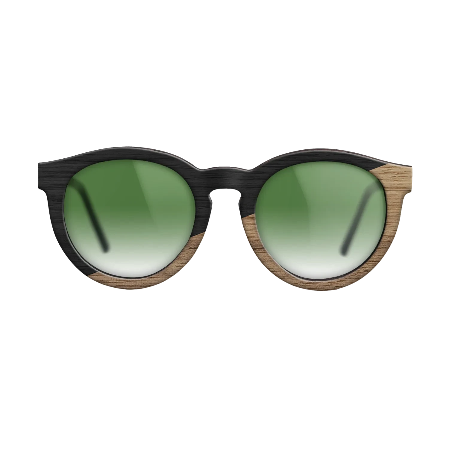 Sumi-e black dyed Straght Grain Walnut: Sumi-e - The Rebel - Round - SIRIS wood optic