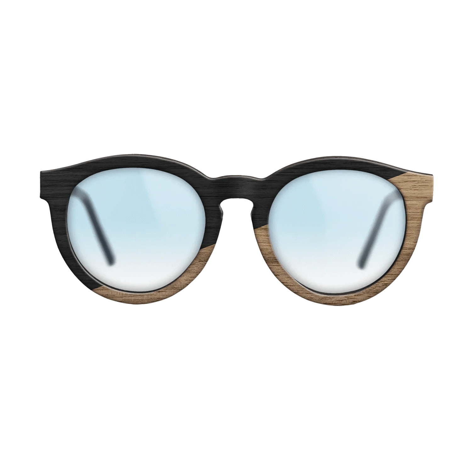 Sumi-e black dyed Straght Grain Walnut: Sumi-e - The Rebel - Round - 1569 - SIRIS wood optic