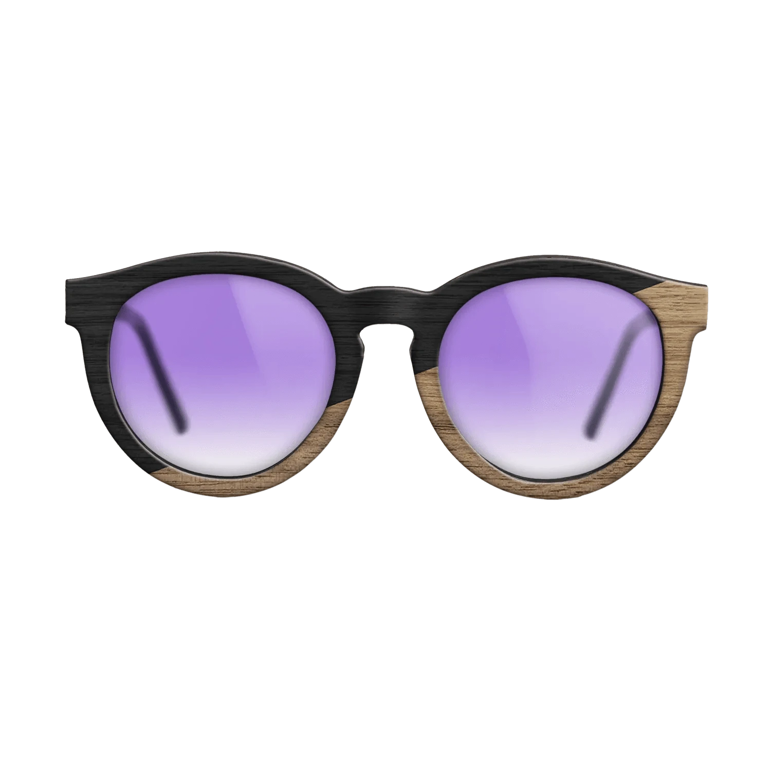 Sumi-e black dyed Straght Grain Walnut: Sumi-e - The Rebel - Round - 1569 - SIRIS wood optic
