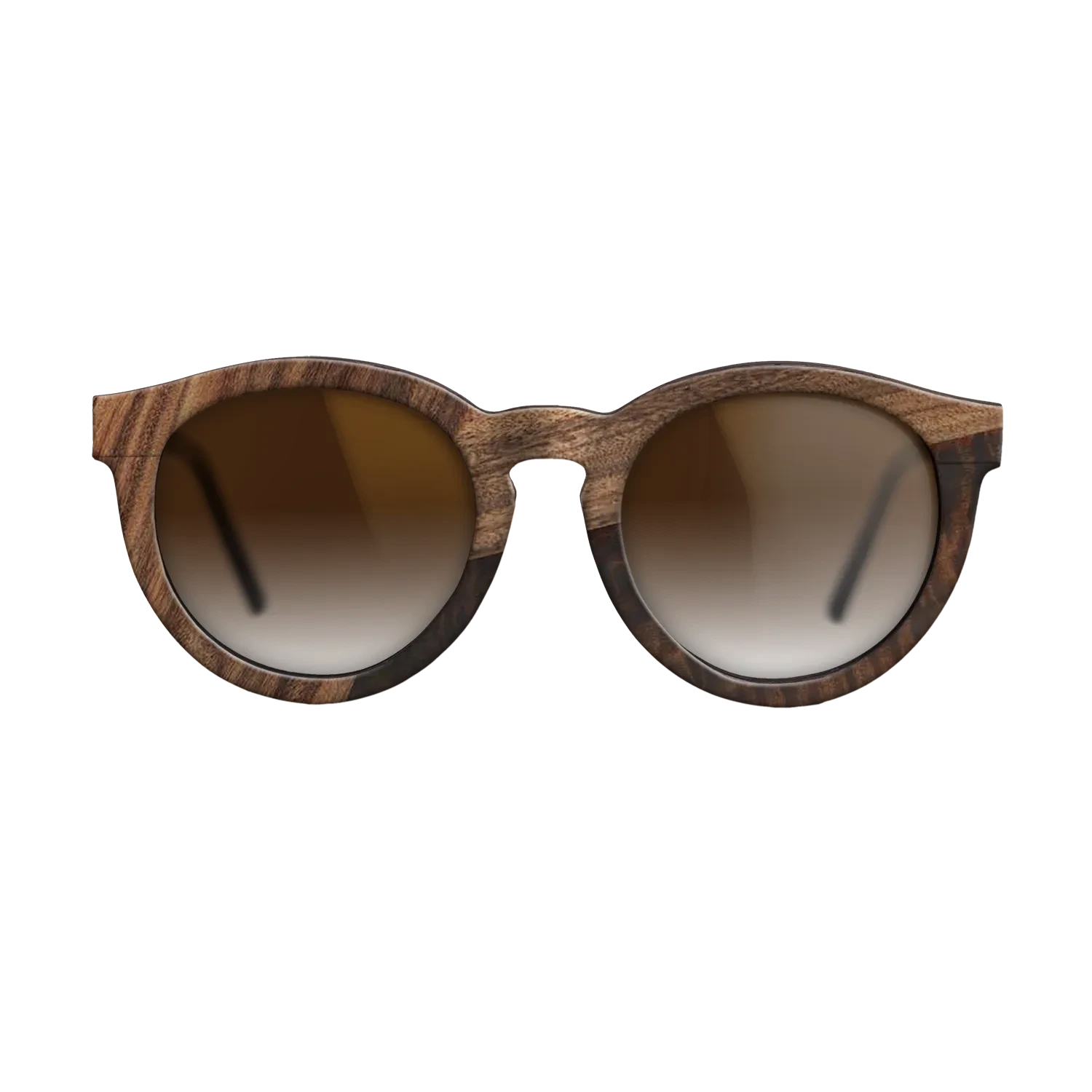 Olive Burl,Santos Rosewood Dark,Santos Rosewood Light,Fumed Eucalyptus,Italian Ebony: Geometric - The Rebel - Round