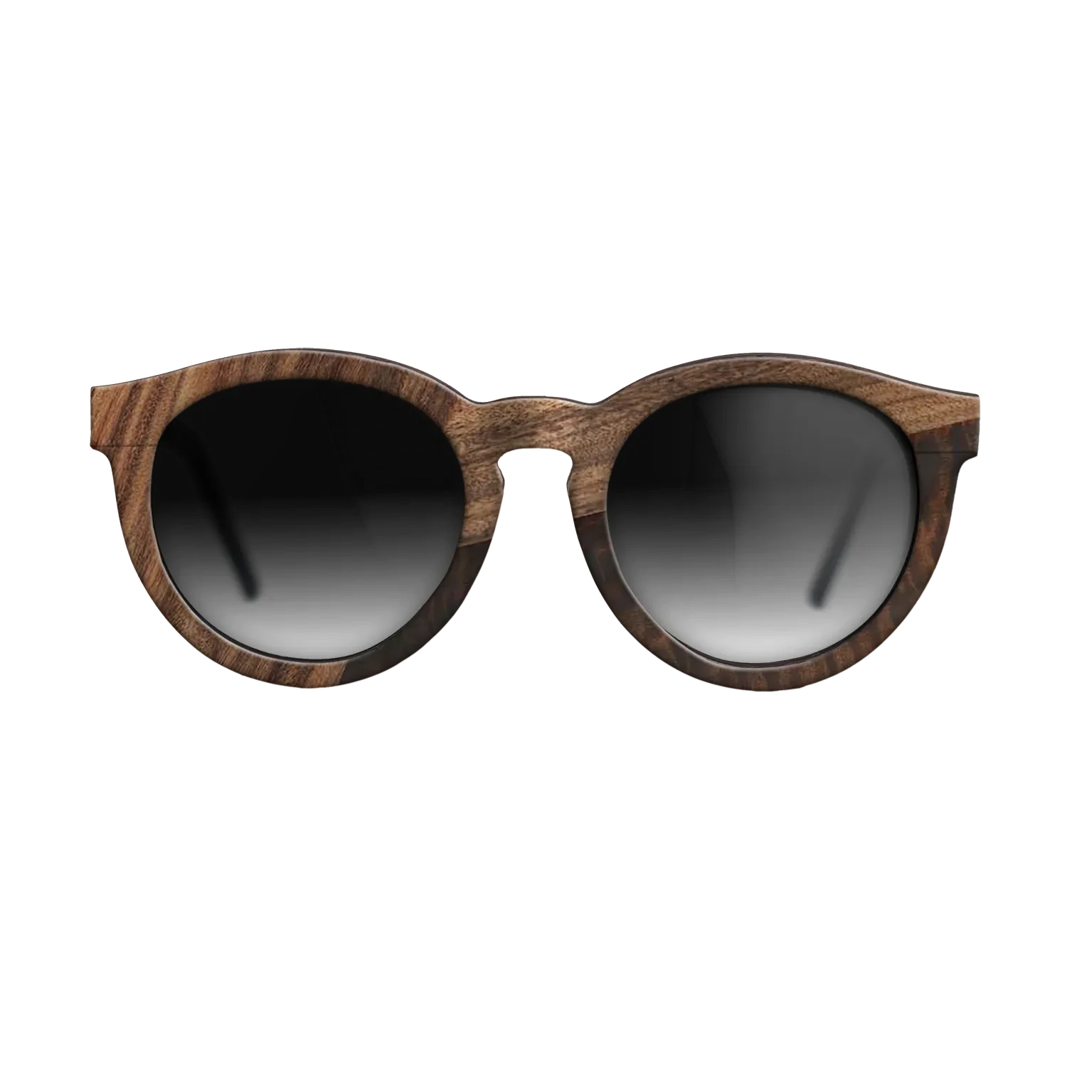 Olive Burl,Santos Rosewood Dark,Santos Rosewood Light,Fumed Eucalyptus,Italian Ebony: Geometric - The Rebel - Round